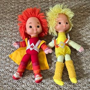 Two 1983 Rainbow Brite dolls